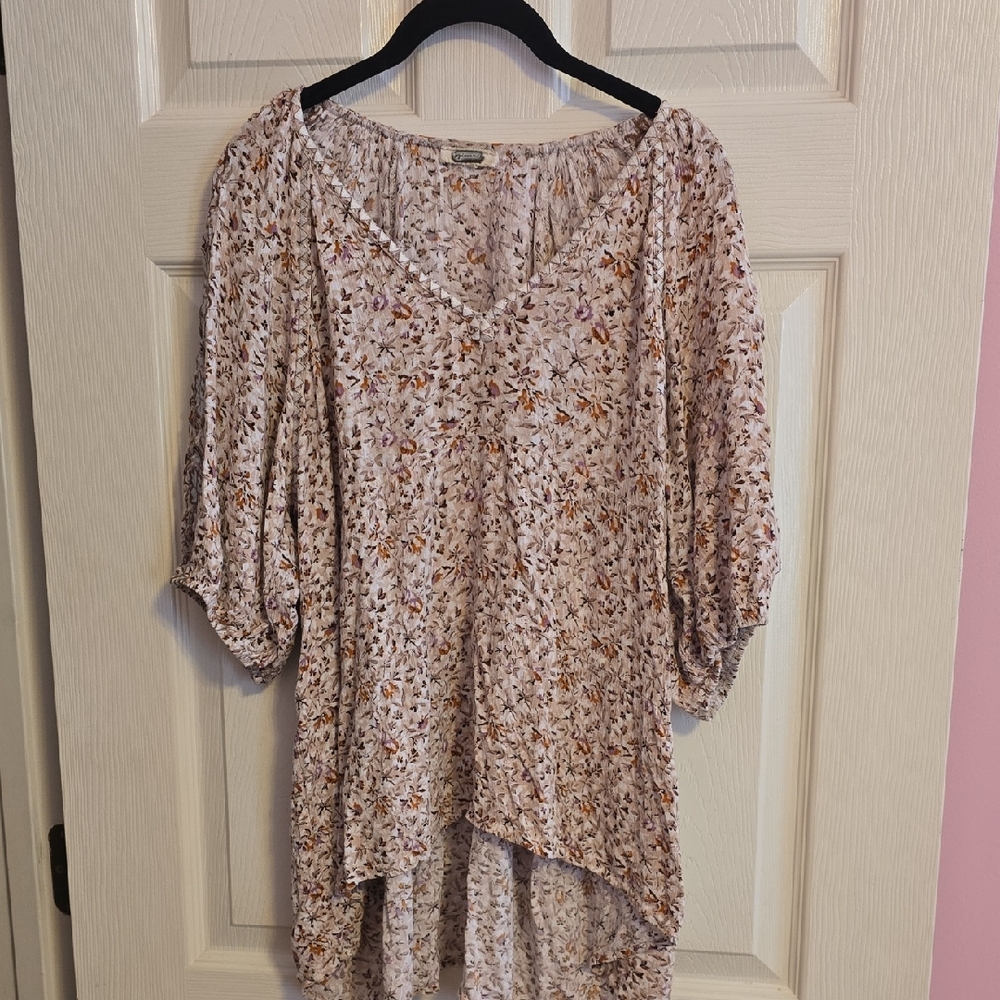 Gimmicks by‎ BKE Multicolor Patterned Top